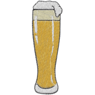 Matriz de Bordado Copo de Cerveja 